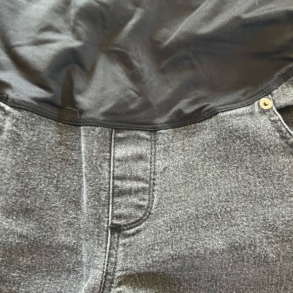 Maternity jeans size large 12P-14P 12/14 gray jeans - Picture 2 of 4